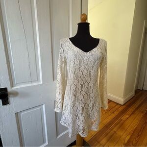 Lace mini dress